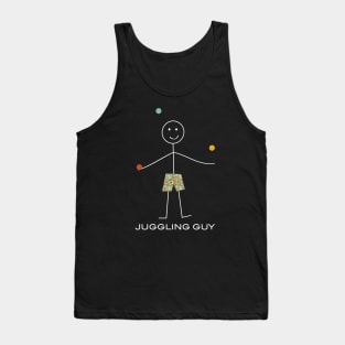 Funny Mens Juggling Design Tank Top